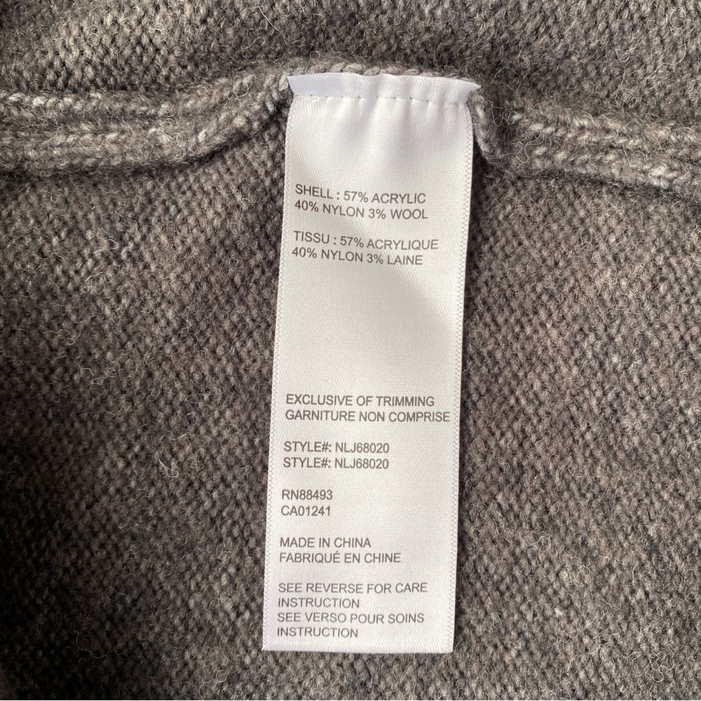 NWT Boundless North Floral Embroidered Open-Front Long Cardigan Sweater Size S - Picture 8 of 9